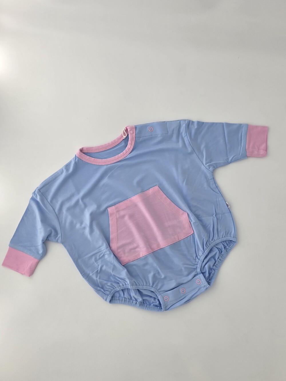 Bubble Baby Cotton Candy Long Sleeve Bubble Romper